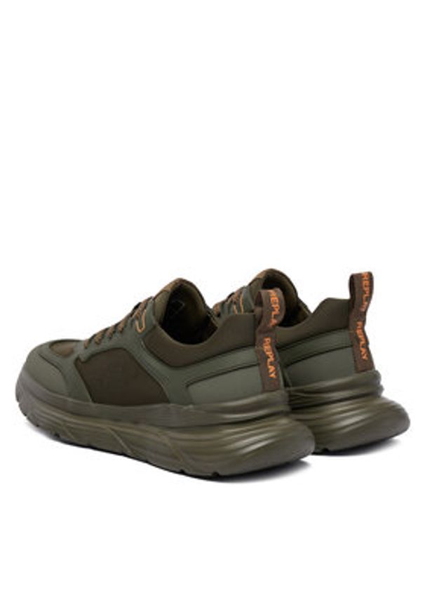 Replay - REPLAY Sneakersy GMSG8.000.C0001T Zielony. Kolor: zielony. Materiał: materiał