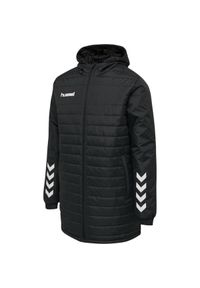 Kurtka piłkarska Hummel Promo Bench Jacket. Kolor: czarny. Sport: piłka nożna