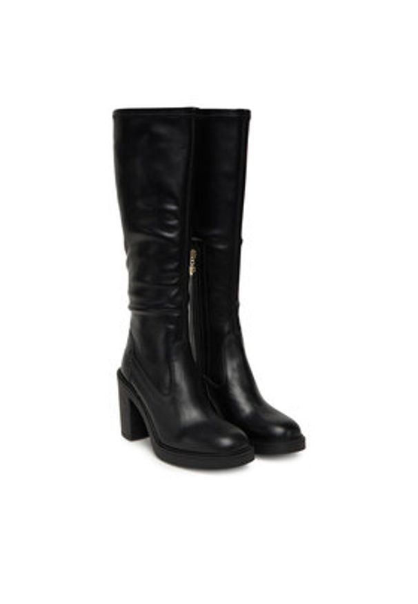 Love Moschino - LOVE MOSCHINO Kozaki JA2602AG1NIEZ00038 Czarny. Kolor: czarny. Materiał: skóra
