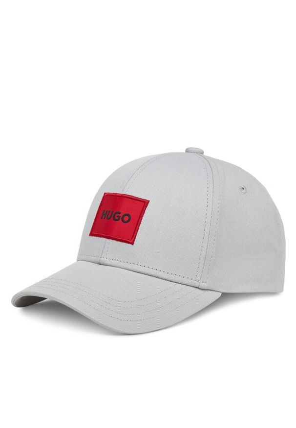 Hugo - HUGO Czapka z daszkiem Men-X 581-RL 50492745 Szary. Kolor: szary. Materiał: materiał, bawełna