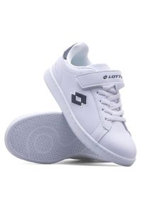 Buty sportowe dziecięce LOTTO DAMPOLIS sneakersy. Kolor: biały