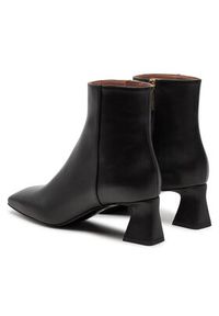 Pollini Botki SA21045C1LTD0000 Czarny. Kolor: czarny. Materiał: skóra