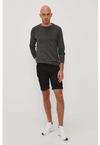 Jack & Jones Sweter męski kolor szary. Kolor: szary. Materiał: dzianina. Długość rękawa: raglanowy rękaw #5