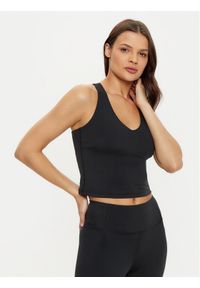 GIRLFRIEND COLLECTIVE - Girlfriend Collective Top Zoe 1024 Czarny Slim Fit. Kolor: czarny. Materiał: syntetyk #1