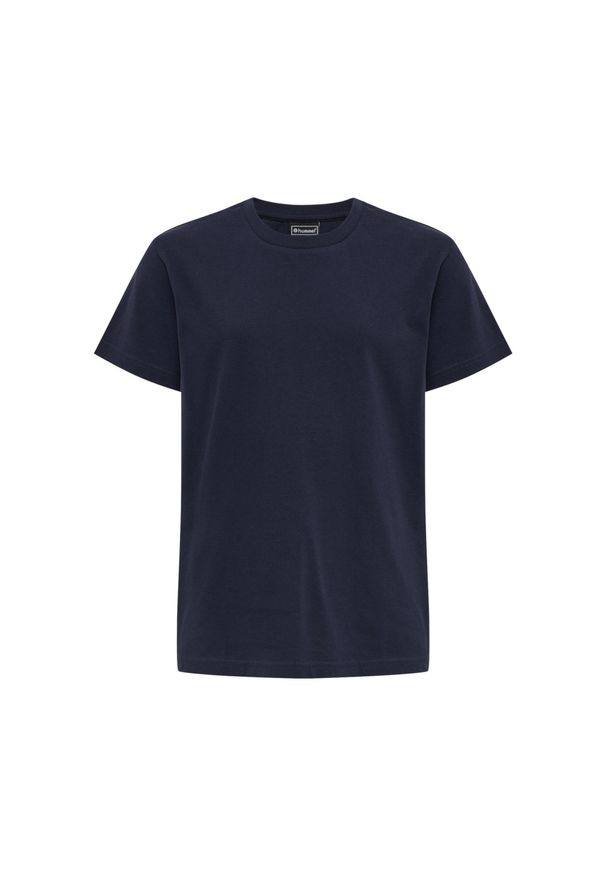 Koszulka dla dzieci Hummel Red Basic. Kolor: niebieski. Materiał: bawełna. Długość rękawa: krótki rękaw. Długość: krótkie. Sport: piłka ręczna