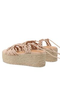 DeeZee Espadryle RT220681 Beżowy. Kolor: beżowy. Materiał: materiał #3