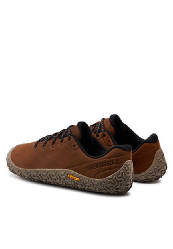 Merrell Sneakersy Vapor Glove 6 Ltr J067863 Brązowy. Kolor: brązowy. Materiał: skóra