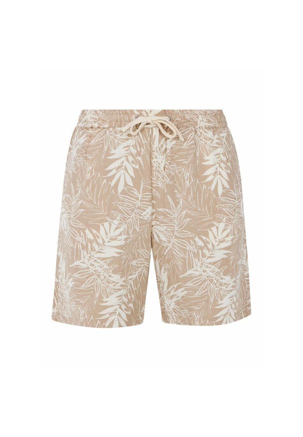 Krótka Protest Prtspark. Kolor: beżowy. Materiał: wiskoza, len. Długość: krótkie