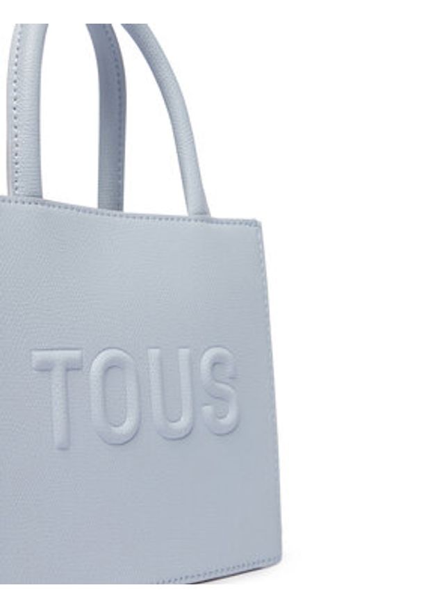 Tous - TOUS Torebka Cube 2002373933 Niebieski jasny. Kolor: niebieski. Materiał: skórzane