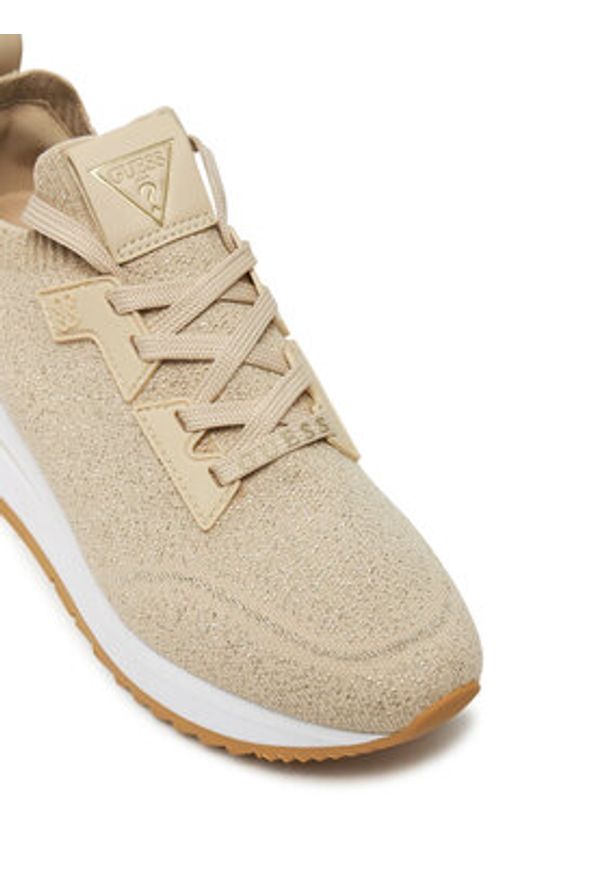 Guess Sneakersy FLPEST FAB12 Beżowy. Kolor: beżowy. Materiał: materiał