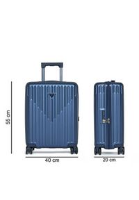 Guess Walizka kabinowa TMOLPC P4401 Granatowy. Kolor: niebieski #3