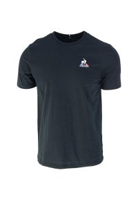 Le Coq Sportif - T-shirt do pilates męski ESS Tee SS N°4 M. Kolor: czarny. Sport: joga i pilates