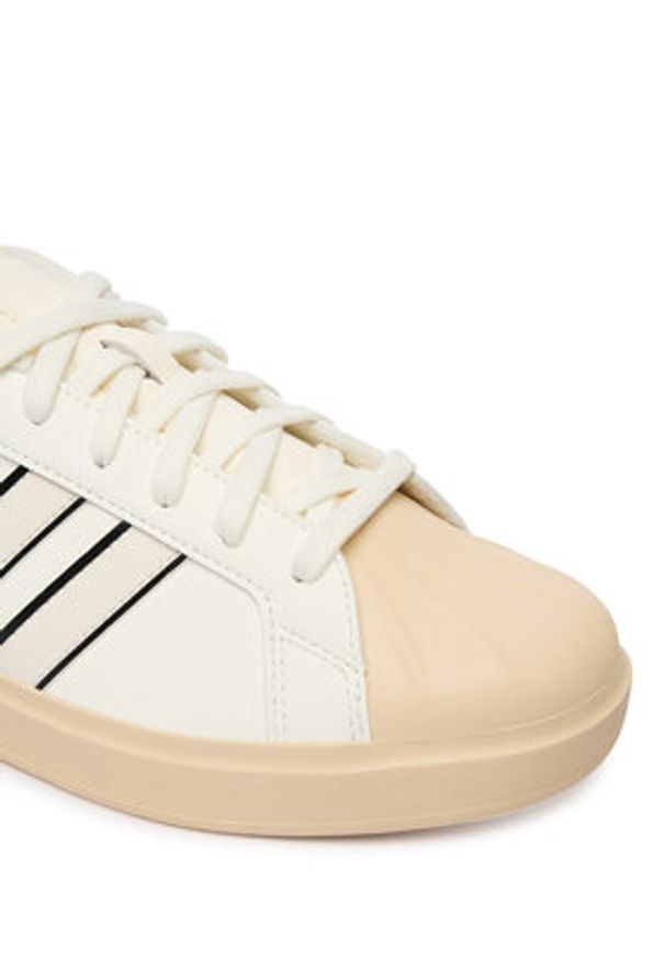 Adidas - adidas Sneakersy Streettalk IH4282 Biały. Kolor: biały. Materiał: skóra