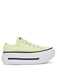 Converse Trampki Chuck Taylor All Star Lift Double Stack Platform A16283C Żółty. Kolor: żółty. Materiał: materiał. Obcas: na platformie