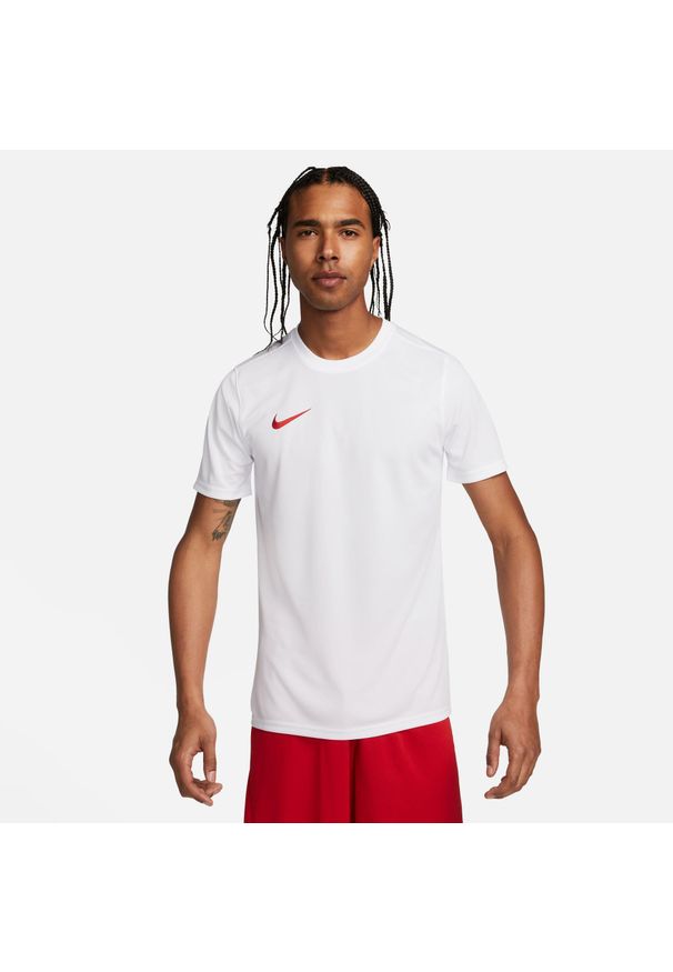 Koszulka treningowa męska Nike Park Vii. Kolor: biały. Długość rękawa: krótki rękaw. Długość: krótkie