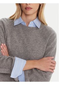 Marella Sweter Alaska 2525366102 Szary Regular Fit. Kolor: szary. Materiał: wełna
