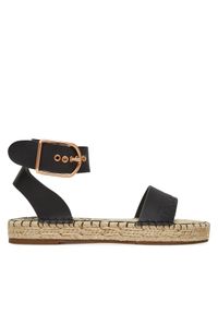 Pepe Jeans Espadryle PLS90681 Czarny. Kolor: czarny. Materiał: skóra
