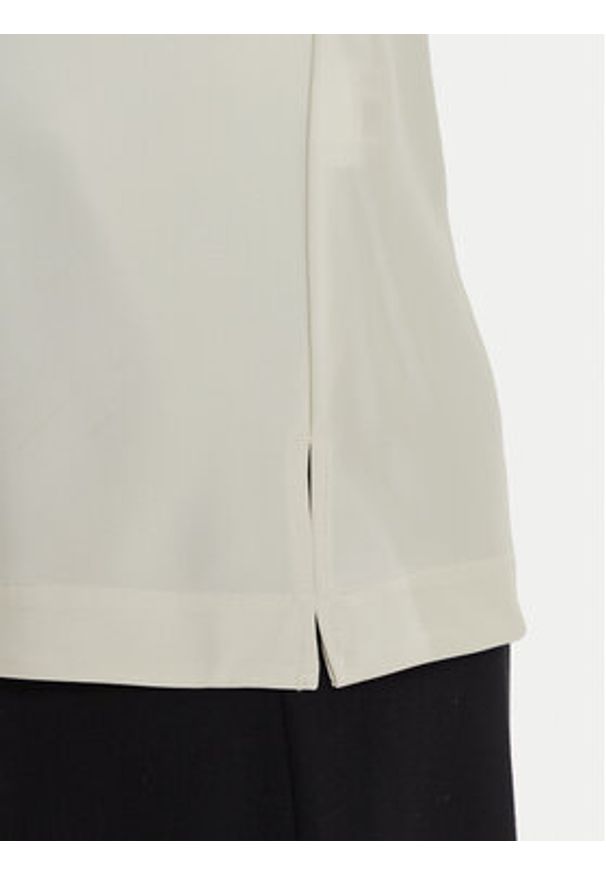 Calvin Klein Bluzka K20K207977 Écru Regular Fit. Materiał: syntetyk