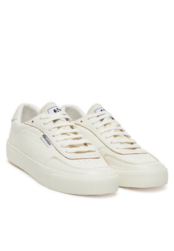 Superga Tenisówki 3842 Court S2161NW Biały. Kolor: biały. Materiał: skóra
