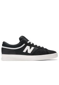 Buty męskie New Balance Numeric NM430BWH - czarne. Kolor: czarny. Materiał: zamsz, materiał, guma. Szerokość cholewki: normalna. Sport: skateboard