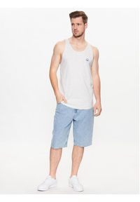 Jack & Jones - Jack&Jones Tank top Tulum 12234252 Biały Standard Fit. Kolor: biały. Materiał: bawełna