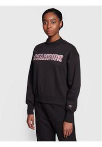 Champion Bluza 115439 Czarny Custom Fit. Kolor: czarny. Materiał: bawełna #1