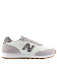 Buty damskie New Balance W5157F7 - szare. Okazja: na co dzień. Kolor: szary. Materiał: syntetyk, skóra, materiał, zamsz, guma. Szerokość cholewki: normalna. Wzór: nadruk, motyw zwierzęcy #1
