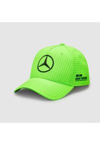 OEM - Czapka Dziecięca Neonowa Zielona Mercedes F1 LH. Kolor: zielony. Styl: młodzieżowy