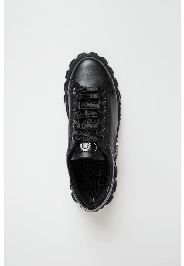 Sneakersy damskie skórzane CESARE CASADEI. Materiał: skóra