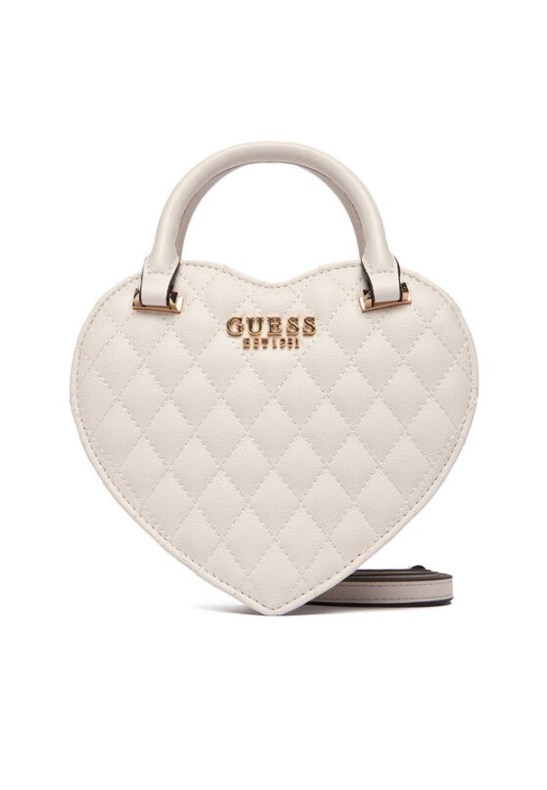 Guess Torebka HWQG98 94770 Biały. Kolor: biały. Materiał: skórzane