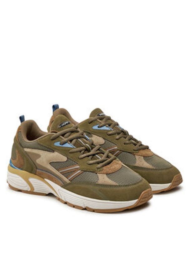HOFF Sneakersy Louisiana 22411604 Khaki. Kolor: brązowy. Materiał: zamsz, skóra