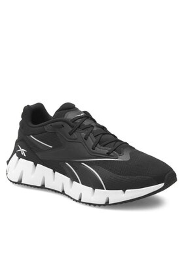 Reebok Buty do biegania Zig Dynamica 4 100026132 Czarny. Kolor: czarny. Materiał: skóra