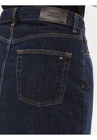 TOMMY HILFIGER - Tommy Hilfiger Spódnica jeansowa WW0WW42220 Granatowy Regular Fit. Kolor: niebieski. Materiał: bawełna