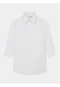 THE MARC JACOBS - The Marc Jacobs Sukienka koszulowa W60175 S Biały Regular Fit. Kolor: biały. Materiał: bawełna. Typ sukienki: koszulowe