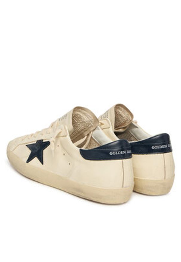 GOLDEN GOOSE - Golden Goose Sneakersy Super-Star Classic With List GMF00101.F004164.15430 Beżowy. Kolor: beżowy. Materiał: skóra