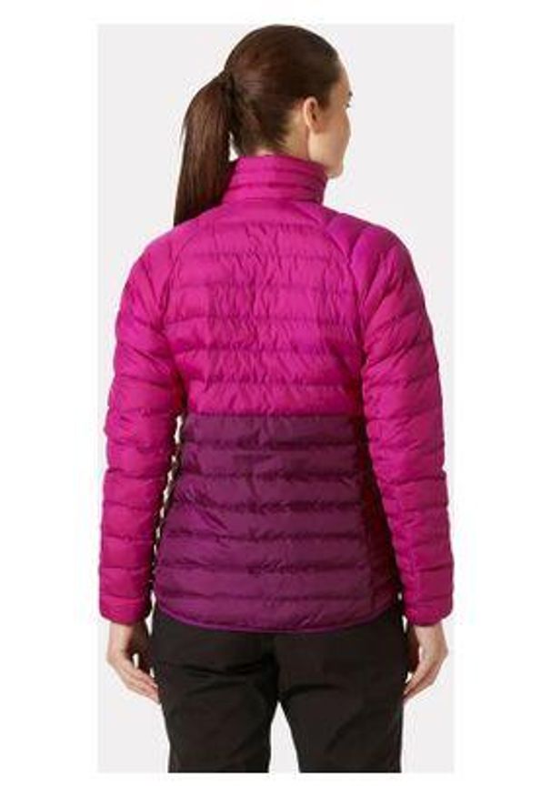 Damska kurtka ocieplana Helly Hansen Banff. Kolor: fioletowy, niebieski, wielokolorowy, różowy. Materiał: puch. Sezon: zima. Sport: narciarstwo