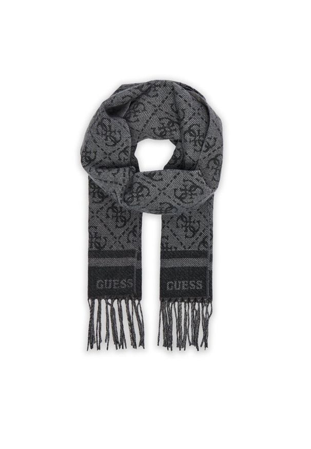 Guess Szalik AM9432 POL03 Szary. Kolor: szary. Materiał: materiał