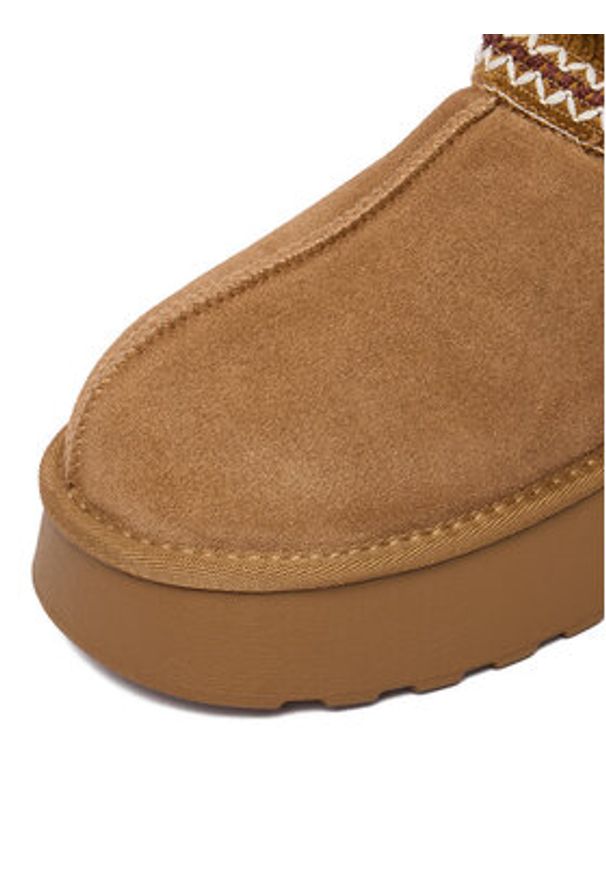 Badura Śniegowce EO-ANDREA-TS6278-01 Brązowy. Kolor: brązowy. Materiał: skóra, zamsz