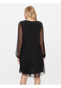 Nissa Sukienka koktajlowa RC14355 Czarny Regular Fit. Kolor: czarny. Materiał: jedwab. Styl: wizytowy #2