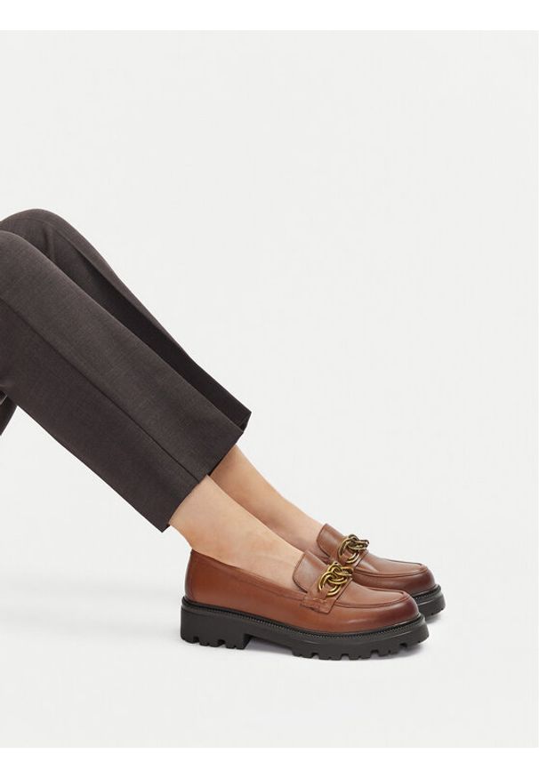 Lasocki Loafersy CEO-WI33-CSA538-SANDY-43 Brązowy. Kolor: brązowy. Materiał: skóra