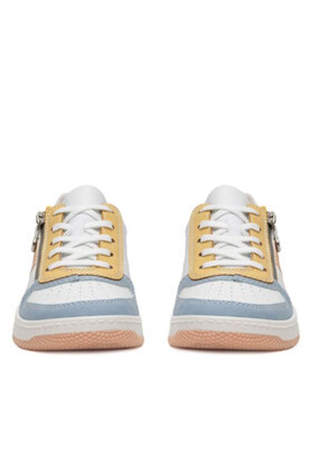 Rieker Sneakersy M5520-91 Biały. Kolor: biały. Materiał: syntetyk, materiał