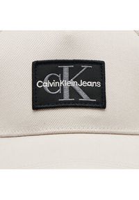 Calvin Klein Jeans Czapka z daszkiem Mono Logo Patch Trucker Cap K50K512150 Beżowy. Kolor: beżowy. Materiał: materiał