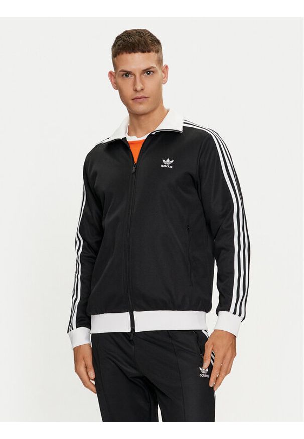Adidas - adidas Bluza adicolor Classics Beckenbauer II5763 Czarny Slim Fit. Kolor: czarny. Materiał: bawełna, syntetyk