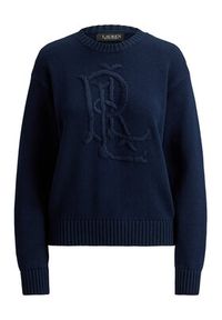 Lauren Ralph Lauren - LAUREN RALPH LAUREN Sweter 200979653004 Granatowy Regular Fit. Kolor: niebieski. Materiał: bawełna #2