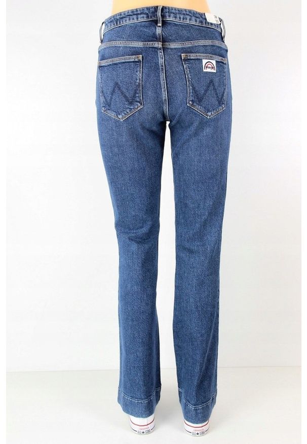 Wrangler - WRANGLER FLARE DAMSKIE SPODNIE JEANSOWE JEANSY W233WB065 112127858