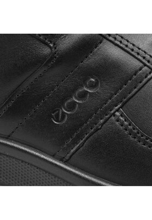 ecco - ECCO Sneakersy Irving GORE-TEX 51161401001 Czarny. Kolor: czarny. Materiał: skóra. Technologia: Gore-Tex