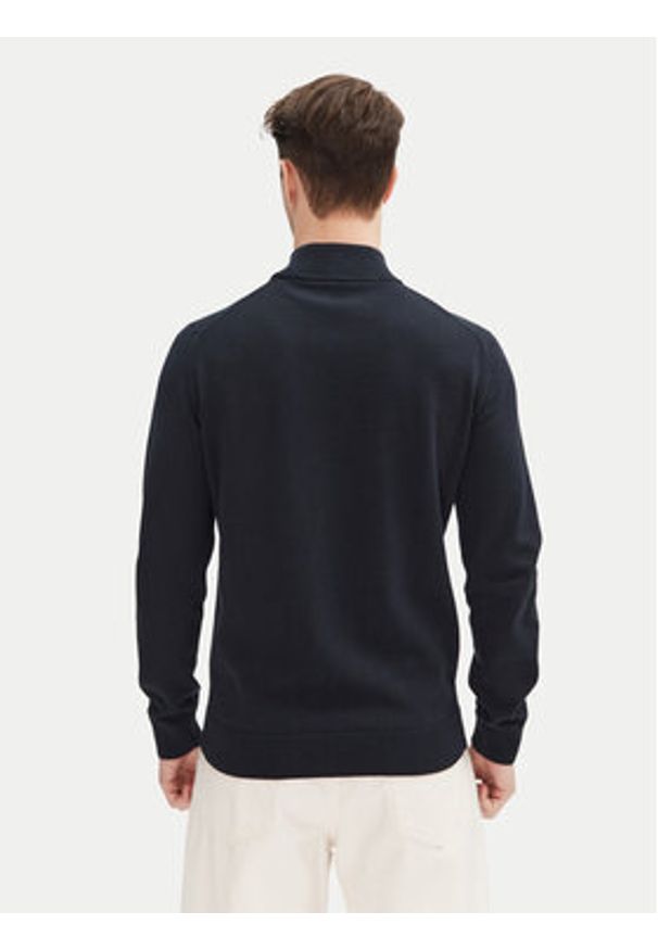 Aeronautica Militare Sweter 251MA1489L506 Granatowy Regular Fit. Kolor: niebieski. Materiał: bawełna