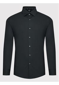 BOSS - Boss Koszula H-Hank-Kent-C1-214 50469345 Czarny Slim Fit. Typ kołnierza: kołnierzyk klasyczny. Kolor: czarny. Materiał: bawełna #5