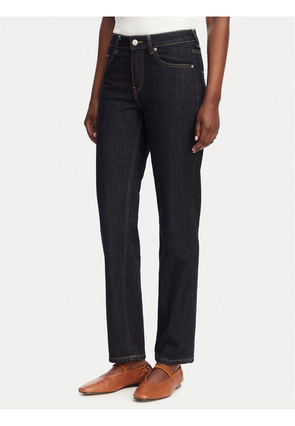 TOMMY HILFIGER - Tommy Hilfiger Jeansy Classic WW0WW42486 Granatowy Straight Fit. Kolor: niebieski