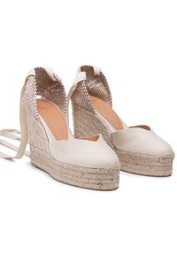 Castañer Espadryle Chiara/8ED/001 020992-203-35 Biały. Kolor: biały. Materiał: materiał